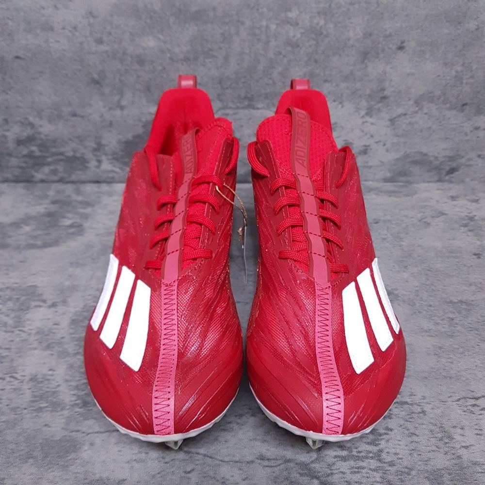 ADIDAS Adizero 12.0 Football Cleats Mens 14 Team Red White Texas A&M Maroon Nby - Picture 3 of 5